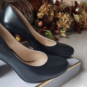 Louise et Cie Black Leather Heels